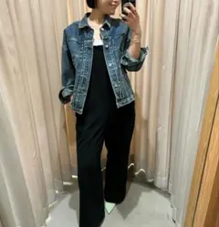 【新品】SHENERY シーナリー デニムジャケット/Free size SHENERY（シーナリー）の「デニムジャケット（デニムジャケット