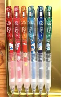 SARASA サンリオ　6色ペンセット