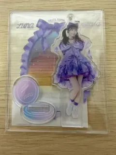 新品 FRUITS ZIPPER 仲川瑠夏 幾何学ブラック アクスタ 東京ドーム