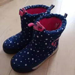 gravis 子ども用ショートブーツ ネイビー 星柄　23センチ
