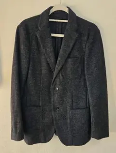 UNIQLO ダークグレー ウール混 ジャケット M