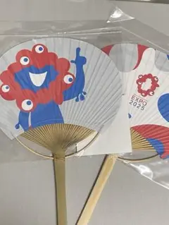 【匿名配送】ミャクミャク EXPO2025 うちわセット