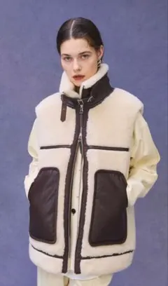 ボアベスト フリースジャケット