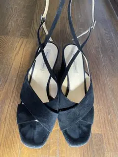 【FABIO RUSCONI】クロスストラップ サンダル 37サイズ