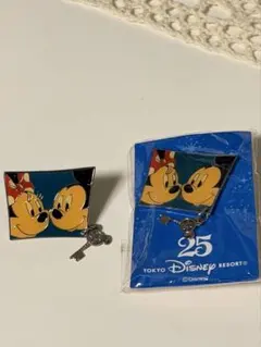 東京ディズニーリゾート25周年 ピンバッジ