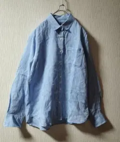 無印良品　フレンチリネン　レギュラーカラー　ブラウスのサムネイル