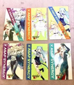 モンスト　モンスターストライク×ASAP SYNERGYステッカー 全6種コンプ
