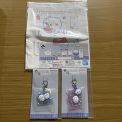 新品・未開封　ちいかわ★一番くじ　アクリルキーホルダー2個セット タオル付き