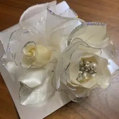 【美品コサージュ・箱付き】入園式・入学式・卒業式・フォーマル・高級感セレブリティ