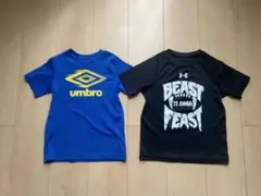 umbro / UNDER ARMOUR トレーニング 半袖Tシャツ 2枚セット