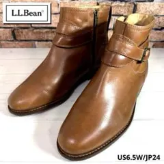 美品⭐️L.L.Bean■ショートブーツ✨ジョッパーブーツ サイドジップ 本革のサムネイル