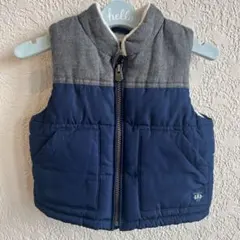 GAP ネイビー グレー ベスト