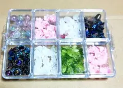ビーズセット 花と葉の形状 9種