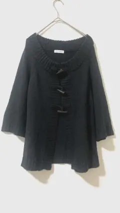 アーヴェヴェスタンダードa.v.v ニットカーディガン　M ブラック　38