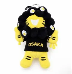 ブラック 阪神タイガース ミャクミャク ぬいぐるみ カラビナ付きマスコット ④