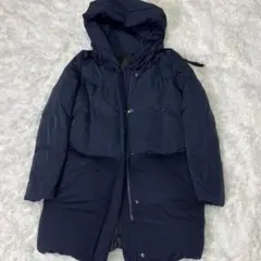 【美品✨️】アンタイトル ショールカラーダウンコート 異素材切替 ストレッチダウン