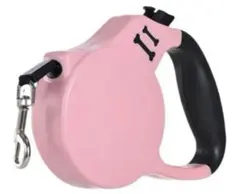 犬用リード 5メートル 伸縮リード 大型犬、中型犬、小型犬に最適 (ピンク)