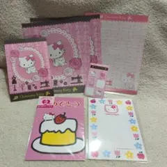平成レトロ Hello Kitty ハローキティ ポストカード、レターセット