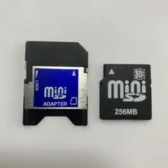 miniSDカード 256MB アダプター付き