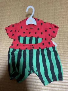 スイカ ロンパース