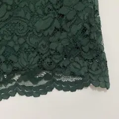 UNITED ARROWS レースタイトスカート ダークグリーンのサムネイル