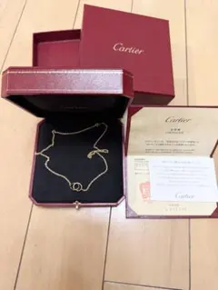 Cartier ネックレス K18PG ダイヤモンド D0.34ct - メルカリ