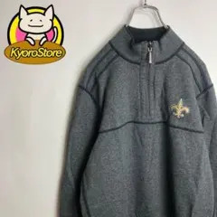 ハーフジップスエット 古着