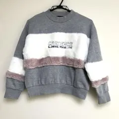 LOVETOXIC ラブトキシック　長袖　トレーナー　グレー　Ｓ　140
