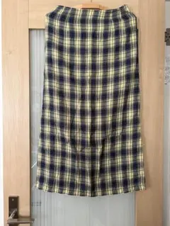 URBAN RESEARCH DOORS チェック ロングスカート