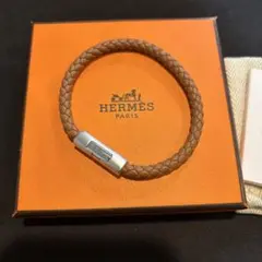 【美品】エルメス パズルH アッシュ ブレスレット ゴールド×シルバー 箱保存袋のサムネイル