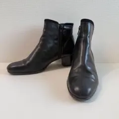 ショートブーツ 本革 23.5