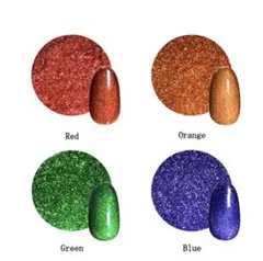 SHAREYDVA マグネットパウダー　４個セット　オレンジ　緑　青　赤