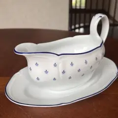 【未使用美品】リチャードジノリ★ロイヤルブルー★ソースボート