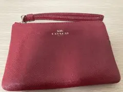 COACH コーチ リストレット ポーチ レッド