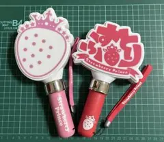 すとぷり いちご ロゴ ペンライト 2本セット