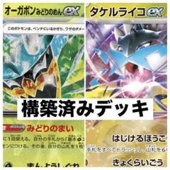 ポケモンカード タケルライコ オーガポン 構築済みデッキのサムネイル