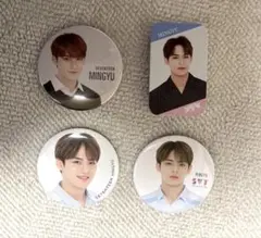 SEVENTEEN MINGYU 缶バッジ タブレットケース 4個 セット