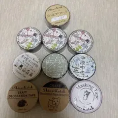 シール堂 マスキングテープ 10個セット まとめ売り⑥ Shinzi Katohのサムネイル