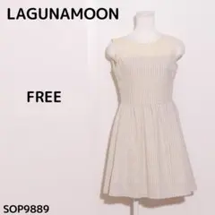 LAGUNAMOON ストライプワンピース FREE