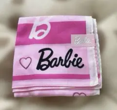 未使用　日本製　綿100% barbie ハンカチ