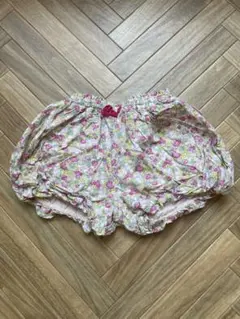 mezzo piano 花柄ハーフパンツ キッズ用