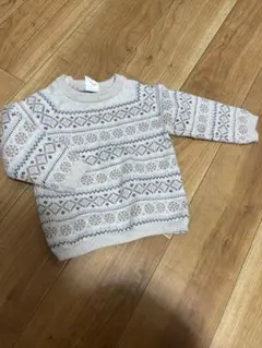 H&M 雪柄ニット