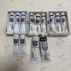 MATSUDA アクリル絵の具 13本セット　松田油絵具