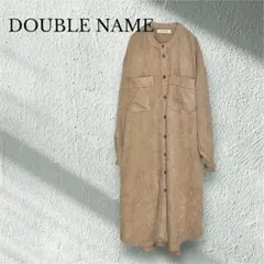 シャツワンピース 長袖 コーデュロイ