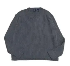GAP Vネック US古着 ストライプ セーター