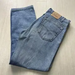 リーバイス 505 ストレートデニムパンツ W34 ライトブルー系
