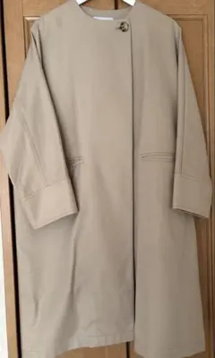 シンプリシテェ　オーバーサイズトレンチコート　ベージュ　フリーサイズ