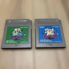 ポケットモンスター 青・緑（GBソフト）2本セット