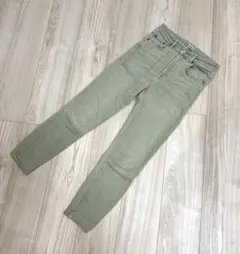 お値下げ　ZARA レディース　スキニーデニム　グリーン