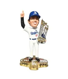 大谷翔平 ボブルヘッド 2024WSチャンピオン 8インチ ホワイト ドジャースのサムネイル